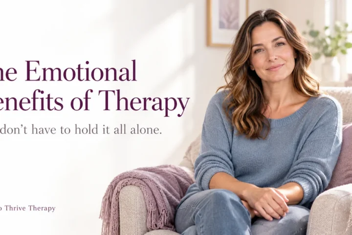Emotional benefits of therapy